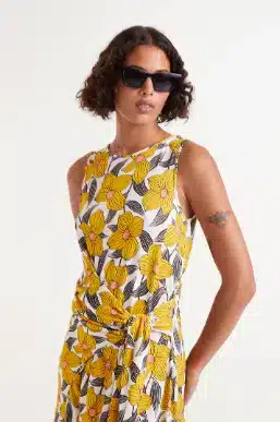 Μακρύ φόρεμα Narciso με floral print 51C/41019