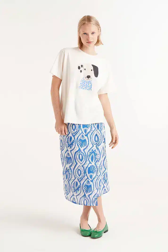 51C42010_04 51C/42010 T-SHIRT DOG PRINT