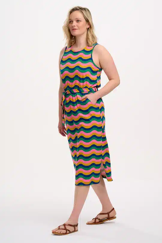 D1296_2_540x Φόρεμα Rory Midi Jersey - Multi, Rainbow Waves D1296