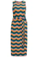 Φόρεμα Rory Midi Jersey - Multi, Rainbow Waves D1296