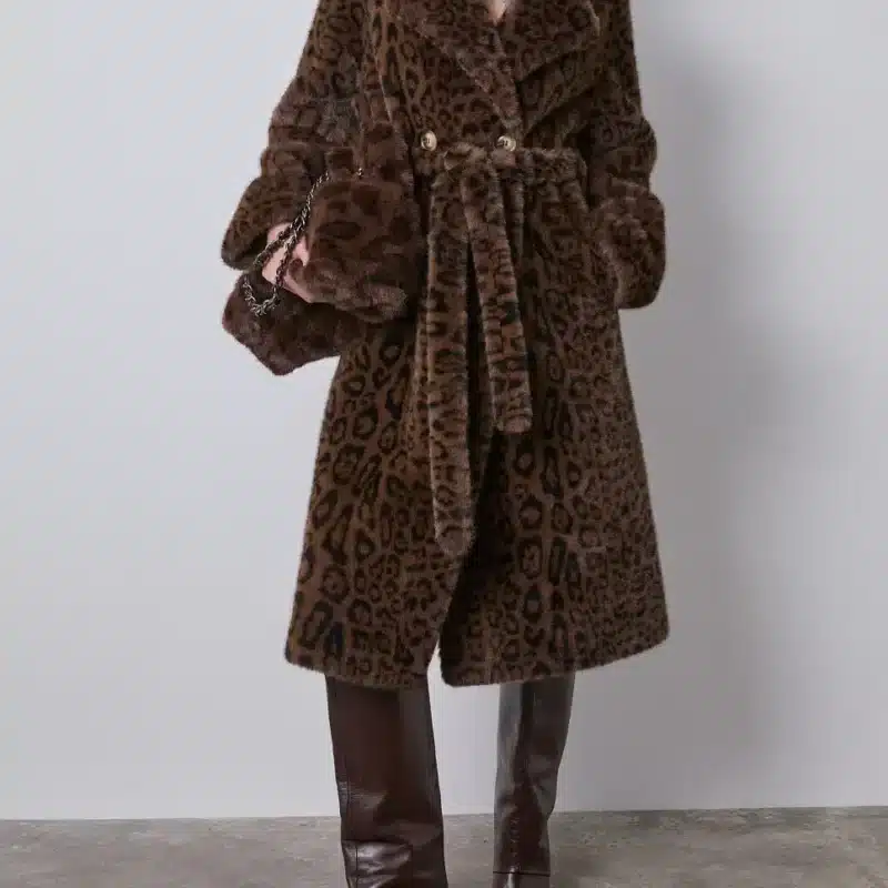 BSB Μακριά leopard γούνα 054-119008