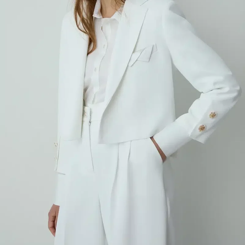 BSB Κροπ σακάκι 155-159004 ΑΣΠΡΟ