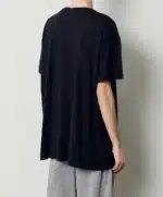 BSB Oversized βαμβακερή μπλούζα μαύρο 055-210011-80