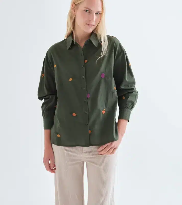Πουκάμισα 21 Compania Fantastica Πουκάμισο πράσινο 63C/41010