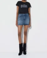 BSB T-shirt με BSB logo BSB και στρας σε μαύρο χρώμα 0056-0210009-