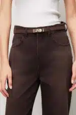 BSB Suede δερμάτινη ζώνη σε καφέ χρώμα 0056-0322001-70